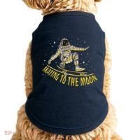 Skating To The Moon Astronaut Doggie Tank thumb 0