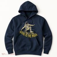 Skating To The Moon Astronaut Hoodie thumb 0