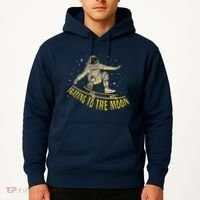 Skating To The Moon Astronaut Hoodie thumb 2