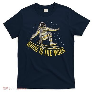 Skating To The Moon Astronaut T-Shirt