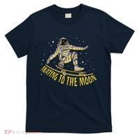 Skating To The Moon Astronaut T-Shirt thumb 0
