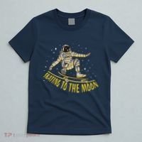 Skating To The Moon Astronaut T-Shirt thumb 5