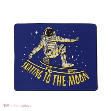 Skating To The Moon Astronaut Mousepad