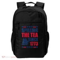 Spilling The Tea Since 1773 History Teacher 4th July Backpack thumb 0