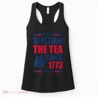 Spilling The Tea Since 1773 History Teacher 4th July Women's Tank Top thumb 0