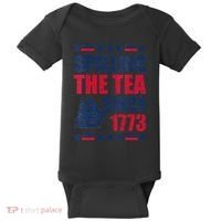 Spilling The Tea Since 1773 History Teacher 4th July Baby Bodysuit thumb 0
