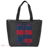 Spilling The Tea Since 1773 History Teacher 4th July Tote Bag thumb 0