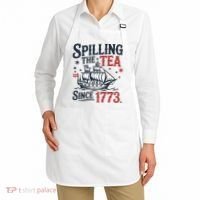 Spilling The Tea Since 1773 Funny Tea Party Apron thumb 2