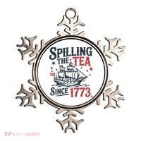 Spilling The Tea Since 1773 Funny Tea Party Ornament thumb 0