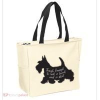 Scottish Terrier Tough Enough To Rock A Beard And A Skirt Tote Bag thumb 2