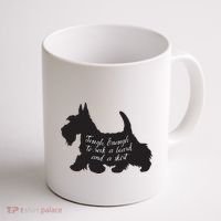 Scottish Terrier Tough Enough To Rock A Beard And A Skirt Coffee Mug thumb 1