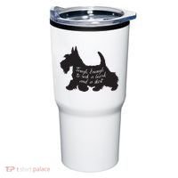 Scottish Terrier Tough Enough To Rock A Beard And A Skirt Tumbler thumb 0