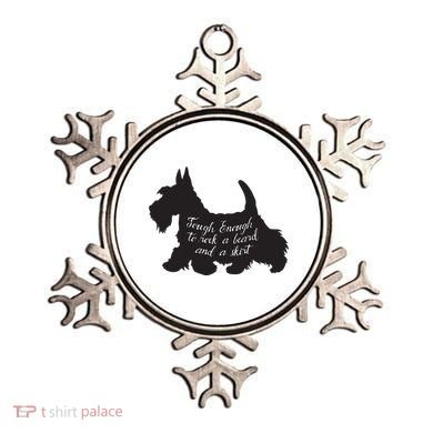 Scottish Terrier Tough Enough To Rock A Beard And A Skirt Ornament