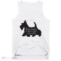 Scottish Terrier Tough Enough To Rock A Beard And A Skirt Tank Top thumb 0