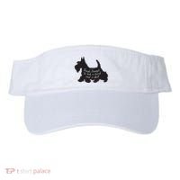 Scottish Terrier Tough Enough To Rock A Beard And A Skirt Visor thumb 0