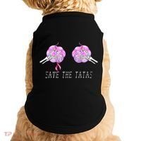 Save The TaTas Halloween Breast Cancer Awareness Doggie Tank thumb 0