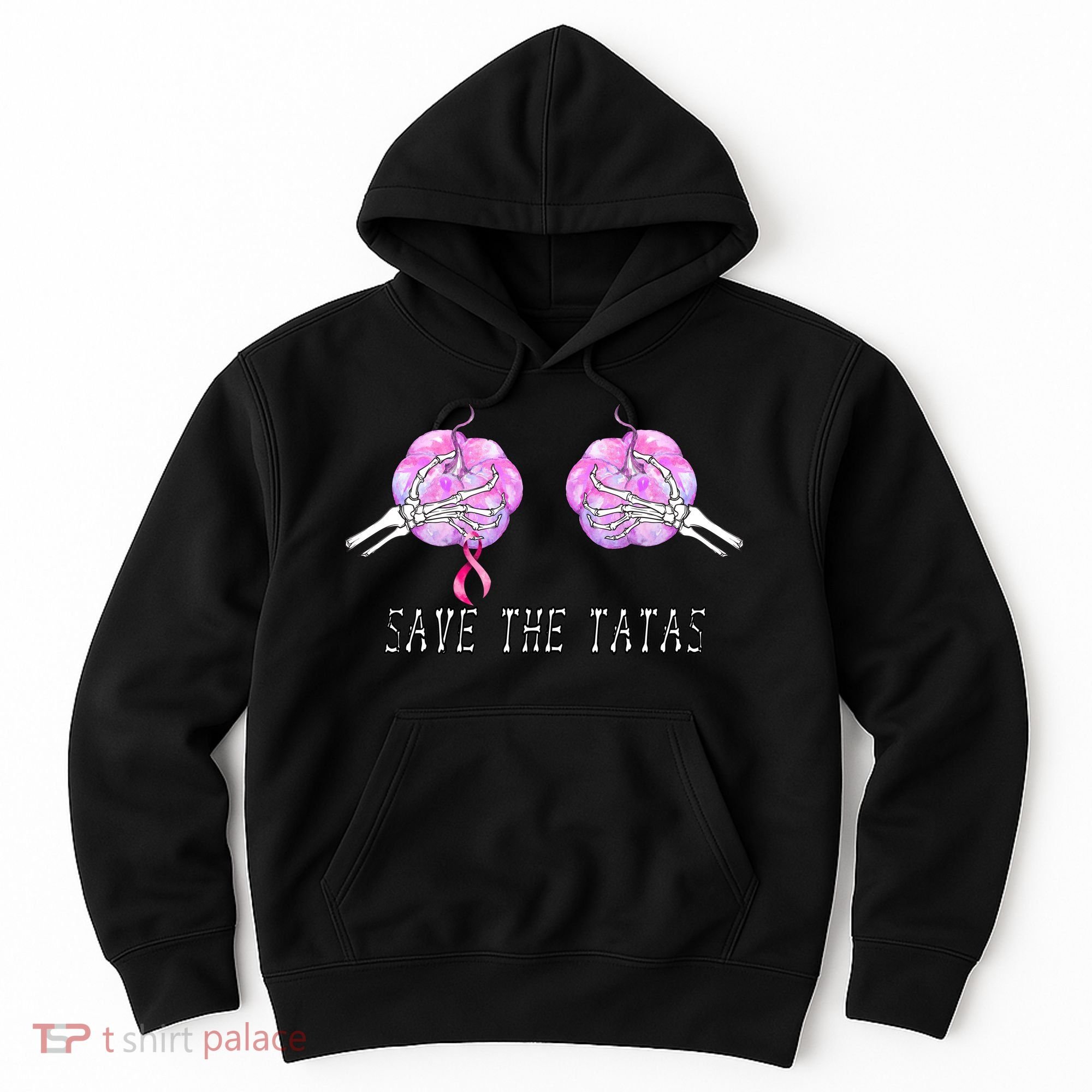Save The TaTas Halloween Breast Cancer Awareness Hoodie