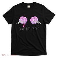 Save The TaTas Halloween Breast Cancer Awareness T-Shirt thumb 0