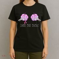 Save The TaTas Halloween Breast Cancer Awareness T-Shirt thumb 4