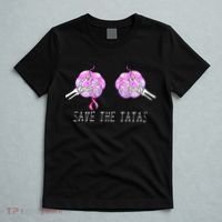Save The TaTas Halloween Breast Cancer Awareness T-Shirt thumb 5
