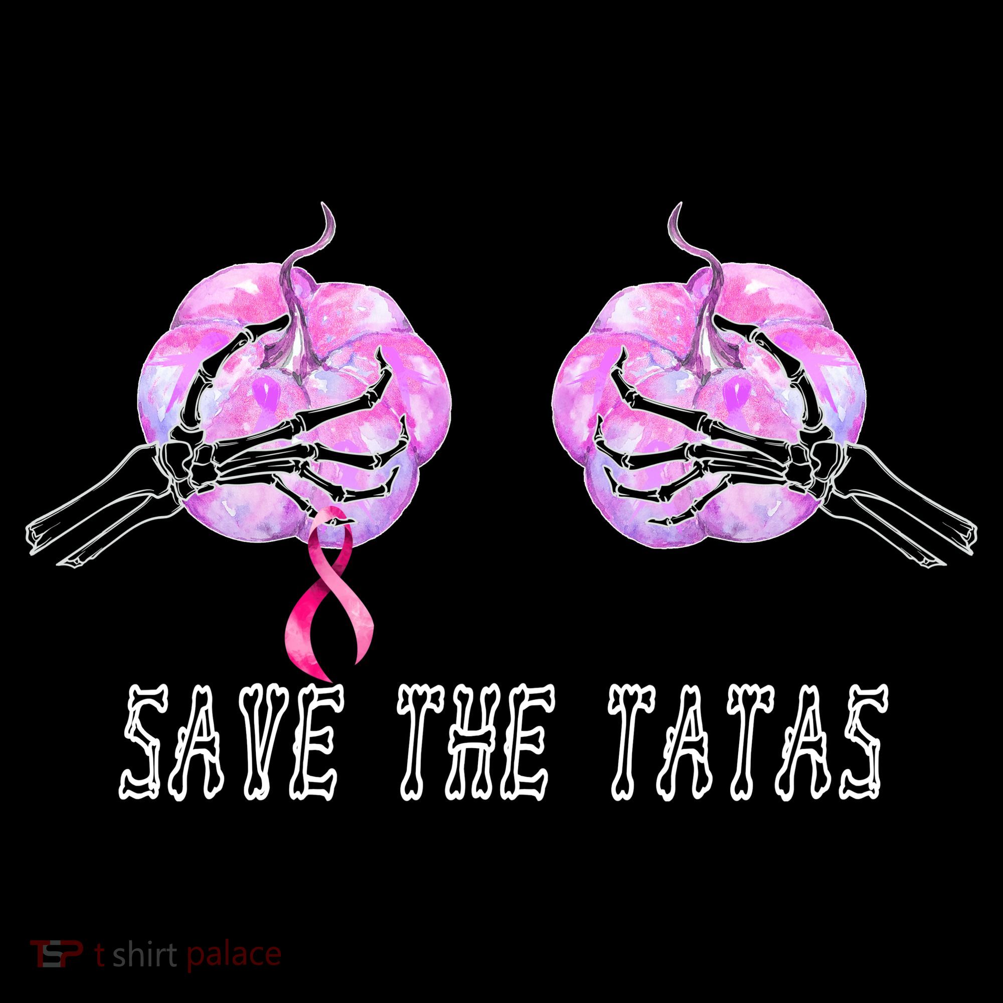 Save The TaTas Halloween Breast Cancer Awareness Coffee Mug
