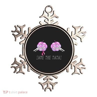Save The TaTas Halloween Breast Cancer Awareness Ornament