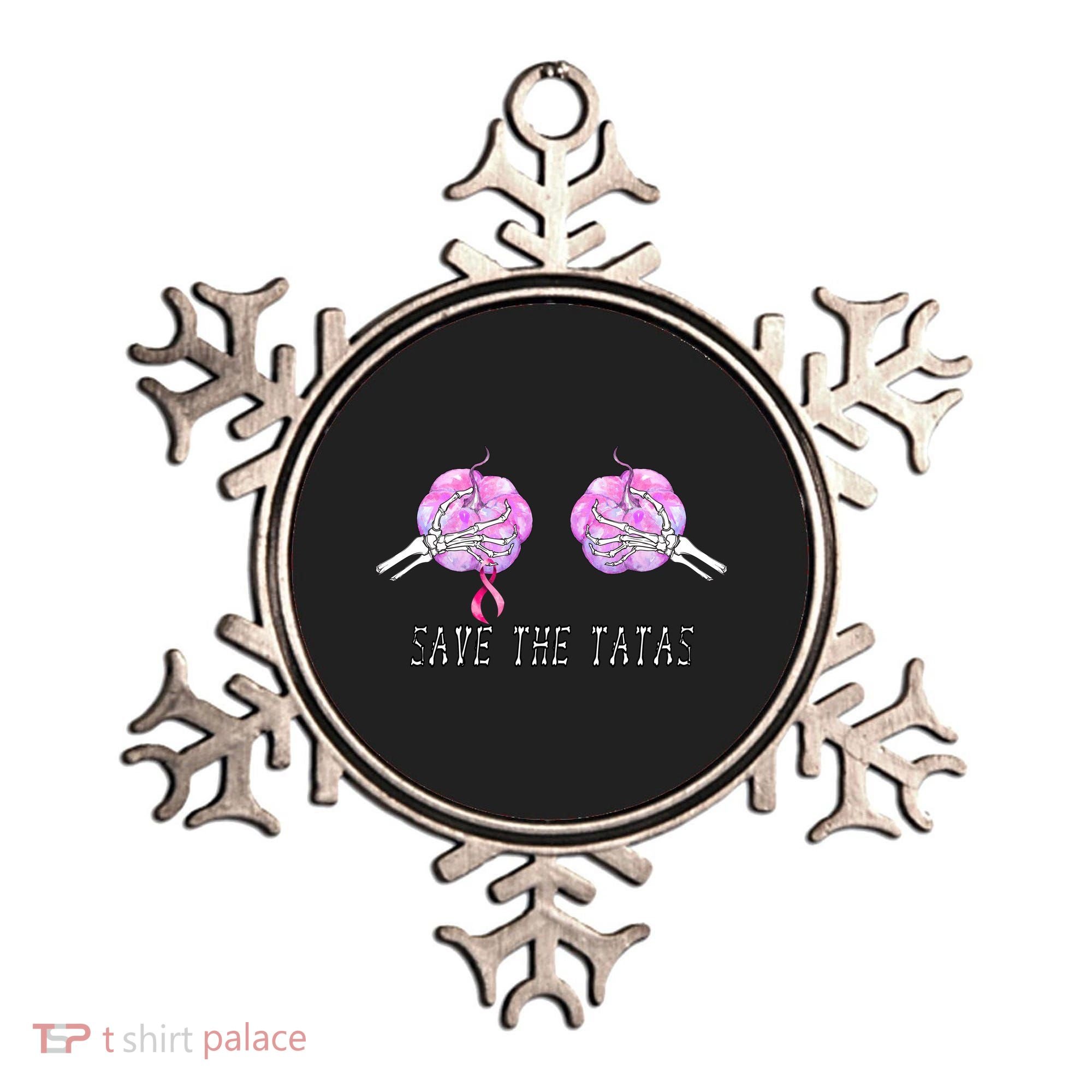 Save The TaTas Halloween Breast Cancer Awareness Ornament