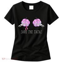 Save The TaTas Halloween Breast Cancer Awareness Women's T-Shirt thumb 0