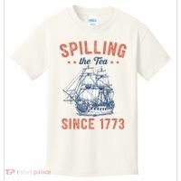 Spilling The Tea Since 1773 Kids T-Shirt thumb 0