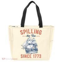 Spilling The Tea Since 1773 Tote Bag thumb 0
