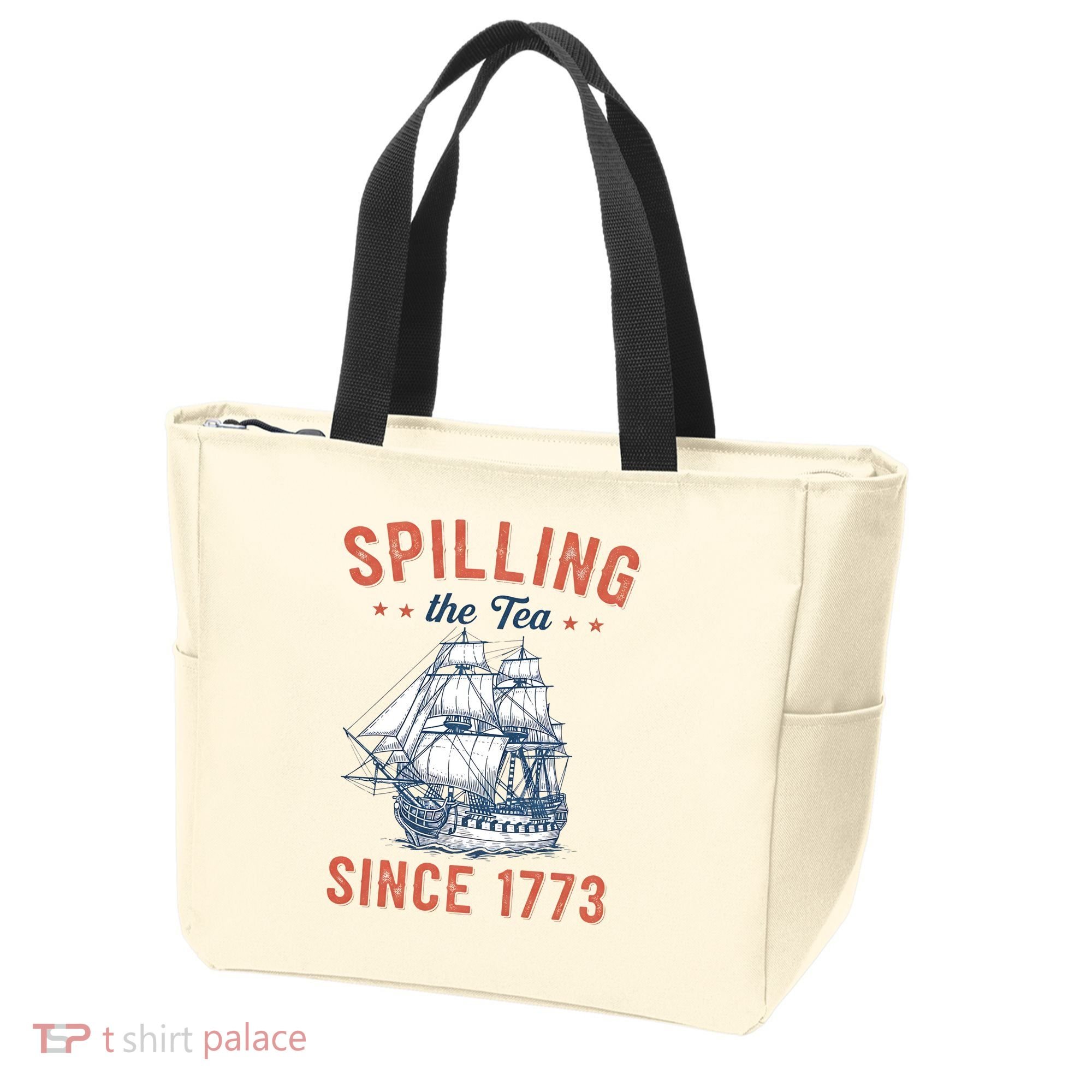 Spilling The Tea Since 1773 Tote Bag