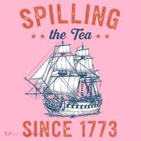 Spilling The Tea Since 1773 Coaster thumb 2