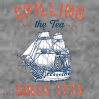Spilling The Tea Since 1773 Toddler Hoodie thumb 2