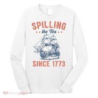 Spilling The Tea Since 1773 Long Sleeve Shirt thumb 0