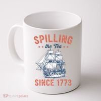 Spilling The Tea Since 1773 Coffee Mug thumb 0