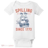 Spilling The Tea Since 1773 Baby Bodysuit thumb 0