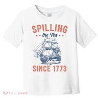 Spilling The Tea Since 1773 Toddler T-Shirt thumb 0