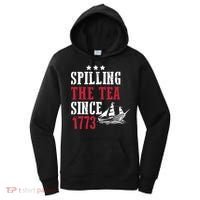 Spilling The Tea Since 1773 Women's Hoodie thumb 0