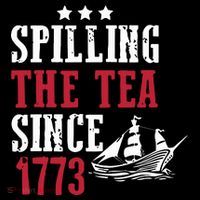 Spilling The Tea Since 1773 Ornament thumb 1