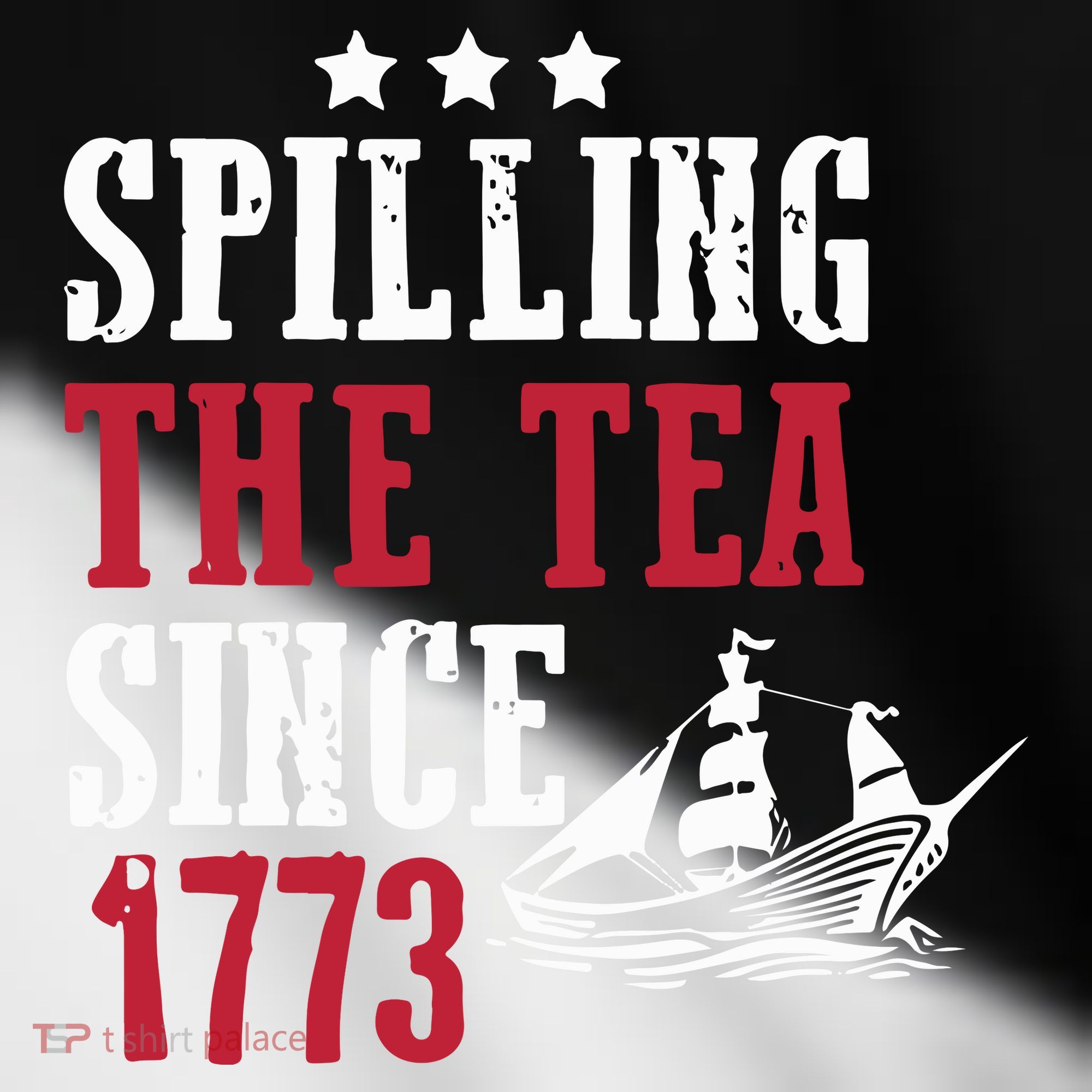 Spilling The Tea Since 1773 Toddler Fine Jersey T-Shirt