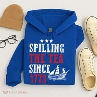 Spilling The Tea Since 1773 Hoodie thumb 4