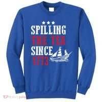 Spilling The Tea Since 1773 Sweatshirt thumb 0