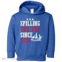 Spilling The Tea Since 1773 Toddler Hoodie thumb 0