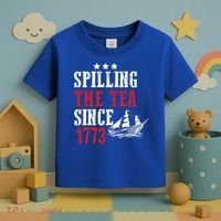 Spilling The Tea Since 1773 Toddler T-Shirt thumb 3
