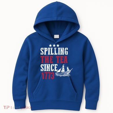 Spilling The Tea Since 1773 Kids Hoodie