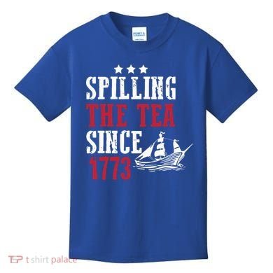 Spilling The Tea Since 1773 Kids T-Shirt
