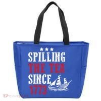 Spilling The Tea Since 1773 Tote Bag thumb 0