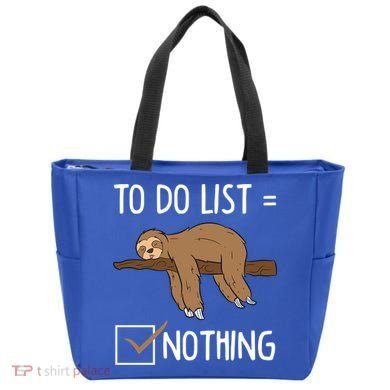 Sloth Tired Todo List Nothing Lazy Sloth Tote Bag
