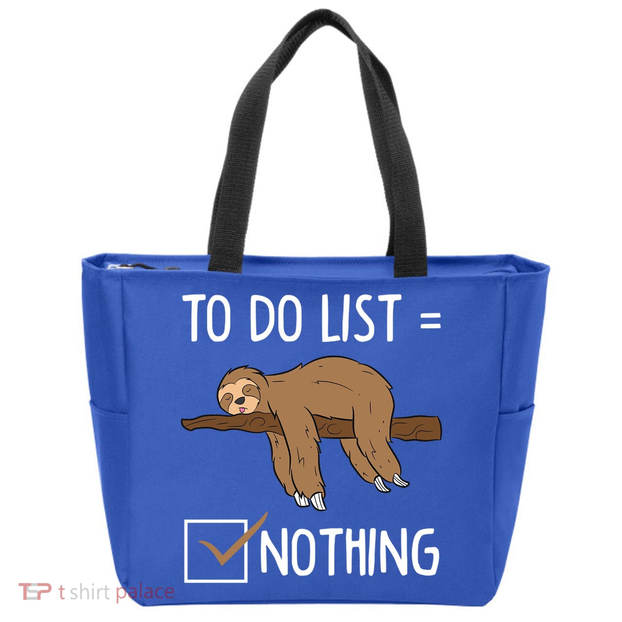 Sloth Tired Todo List Nothing Lazy Sloth Tote Bag