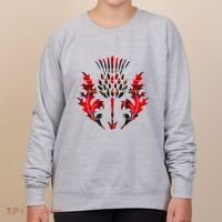 Scottish Tartan Thistle Emblem Women's Sweatshirt thumb 0